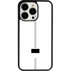iPhone 13 Pro Case Hülle - Silikon schwarz Kanton FR weiss
