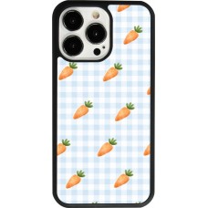 Coque iPhone 13 Pro - Silicone rigide noir Easter 2026 Pattern carrots