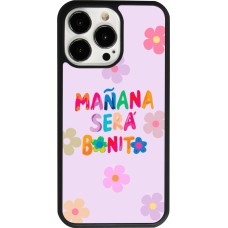 Coque iPhone 13 Pro - Silicone rigide noir Karol G Manana sera bonito