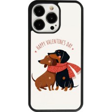 Coque iPhone 13 Pro - Silicone rigide noir Saint Valentines Day 26 Happy Valentine