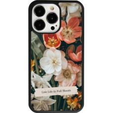 iPhone 13 Pro Case Hülle - Silikon schwarz Full Bloom Spring 2026