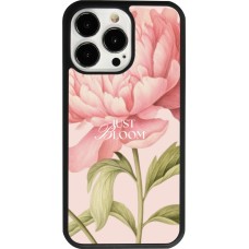 Coque iPhone 13 Pro - Silicone rigide noir Just Bloom Spring 2026