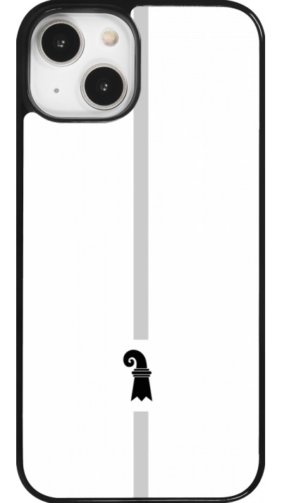 iPhone 14 Case Hülle - Kanton BS weiss