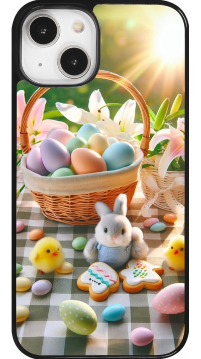 Coque iPhone 14 - Easter 2025 Panier Pâques