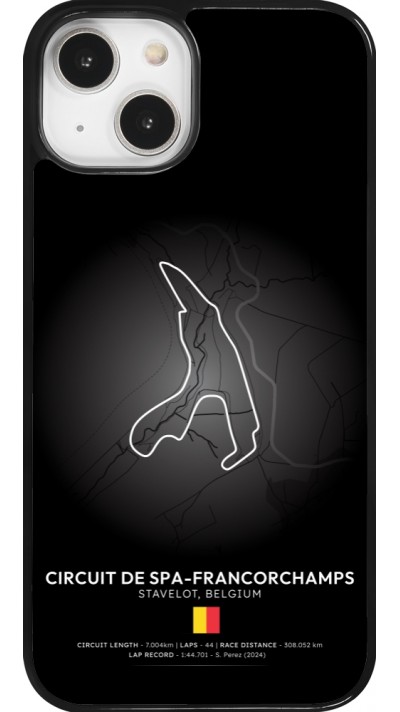 Coque iPhone 14 - F1 Track 2025 Belgium