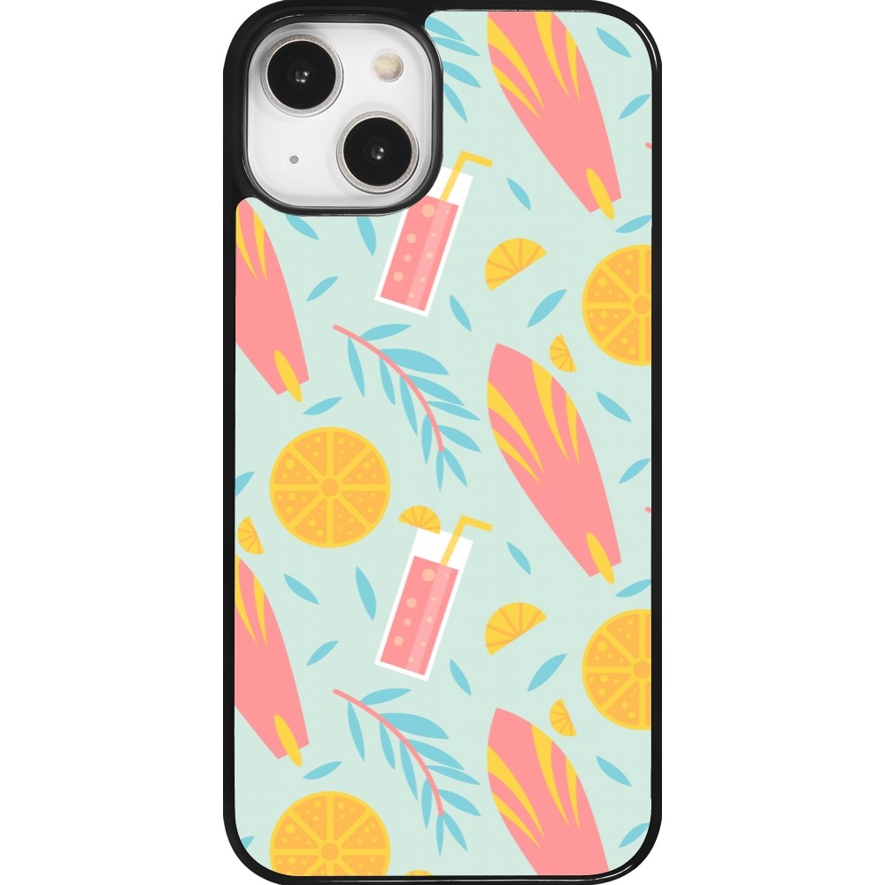 Coque iPhone 14 - Summer 2025 Pattern citron