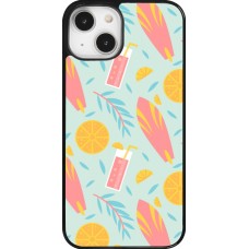 Coque iPhone 14 - Summer 2025 Pattern citron