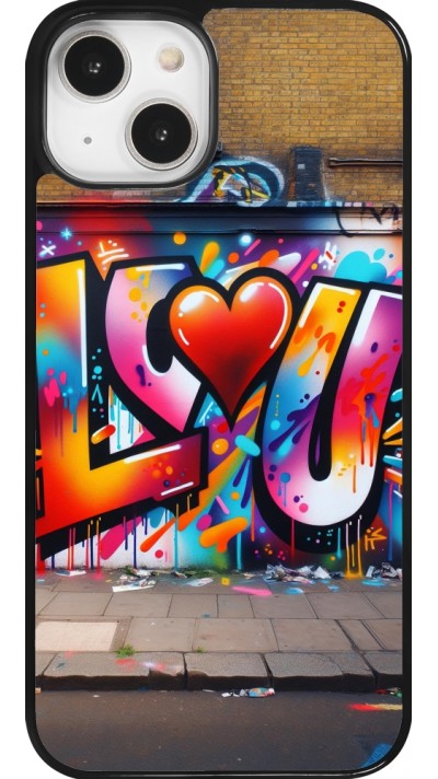 Coque iPhone 14 - Valentine 2025 Love U Tag