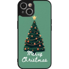 Coque iPhone 14 - Silicone rigide noir Christmas 25 Xmas Tree