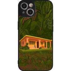 Coque iPhone 14 - Silicone rigide noir Benitos house DTMF