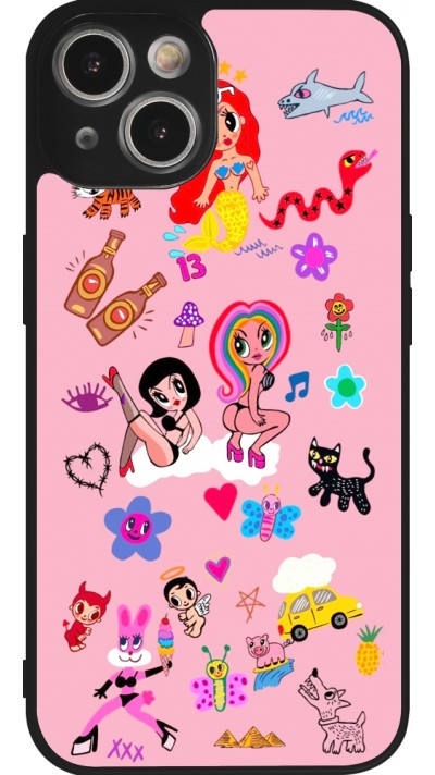 iPhone 14 Case Hülle - Silikon schwarz Karol G La Bichota Manana Sera Bonito