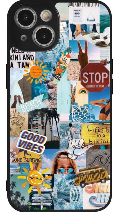 Coque iPhone 14 - Silicone rigide noir Summer 2021 15