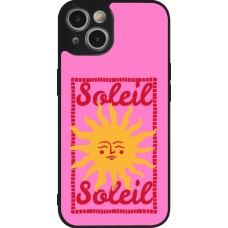 Coque iPhone 14 - Silicone rigide noir Sun sun 2026