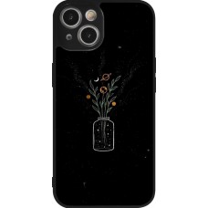 iPhone 14 Case Hülle - Silikon schwarz Vase black