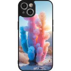 Coque iPhone 14 - Silicone rigide noir Artificial vegetation 2025
