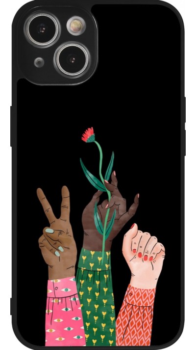 Coque iPhone 14 - Silicone rigide noir Womens day 2026 2