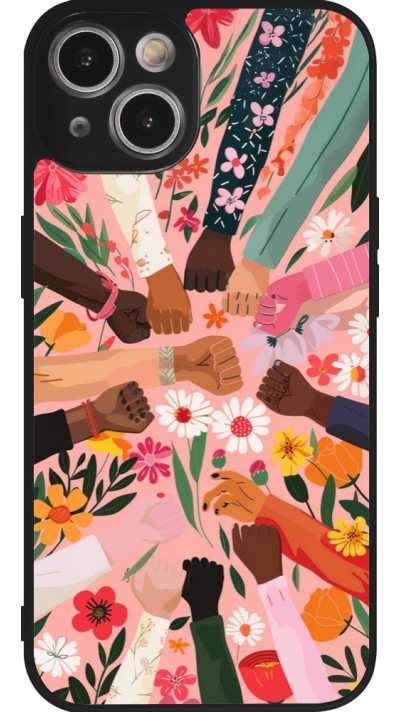 Coque iPhone 14 - Silicone rigide noir Womens day 2026 8