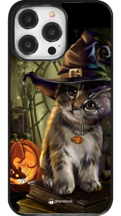 Coque iPhone 14 Pro Max - Halloween 21 Witch cat