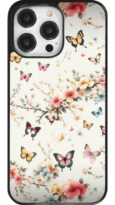 Coque iPhone 14 Pro Max - Spring 25 Papillons Légers