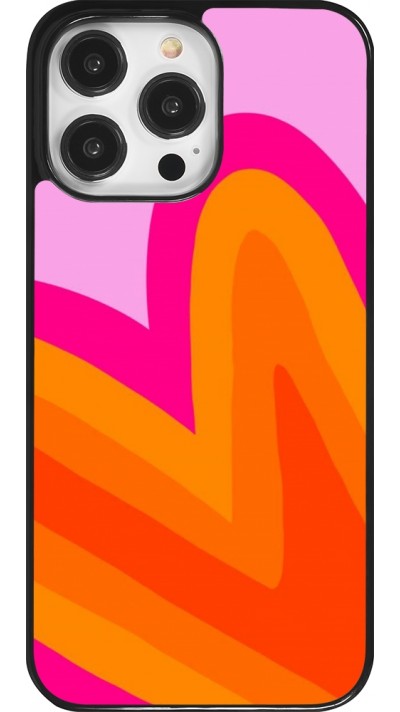 Coque iPhone 14 Pro Max - Valentine 2024 heart gradient