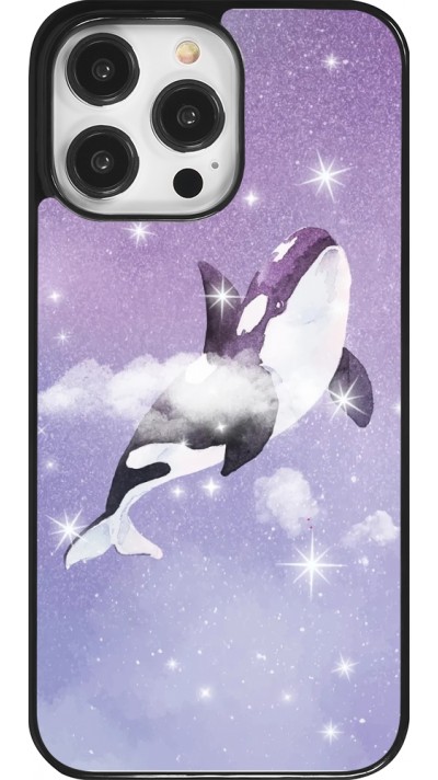 Coque iPhone 14 Pro Max - Whale in sparking stars