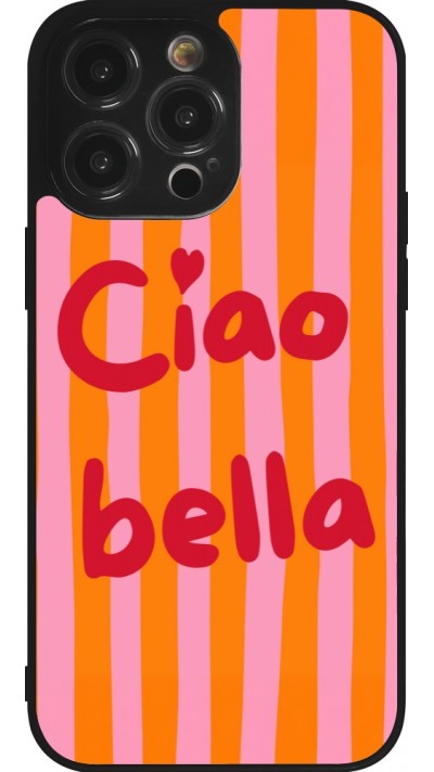 Coque iPhone 14 Pro Max - Silicone rigide noir Bye Bella 2026