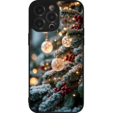 Coque iPhone 14 Pro Max - Silicone rigide noir Christmas 25 Xmas Decorated Tree