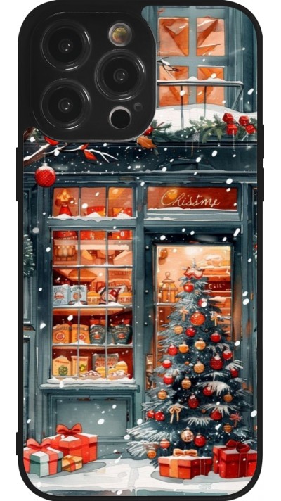 Coque iPhone 14 Pro Max - Silicone rigide noir Christmas 25 Xmas Shop