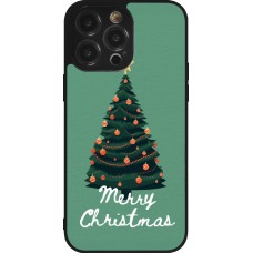 Coque iPhone 14 Pro Max - Silicone rigide noir Christmas 25 Xmas Tree