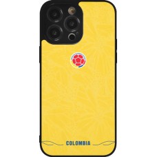 iPhone 14 Pro Max Case Hülle - Silikon schwarz Kolumbien 2026 personalisierbares Fussballtrikot