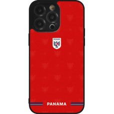 iPhone 14 Pro Max Case Hülle - Silikon schwarz Panama 2026 personalisierbares Fussballtrikot