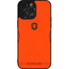 iPhone 14 Pro Max Case Hülle - Silikon schwarz Niederlande 2026 personalisierbares Fussballtrikot