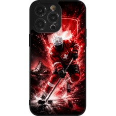 Coque iPhone 14 Pro Max - Silicone rigide noir Hockey World Championship Player