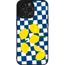 Coque iPhone 14 Pro Max - Silicone rigide noir Illustration lemons 2026