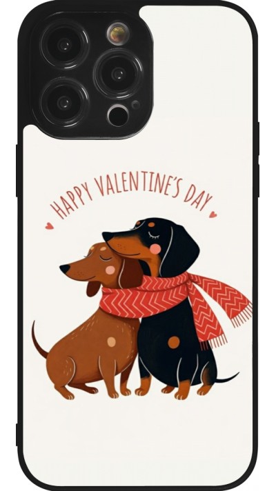 Coque iPhone 14 Pro Max - Silicone rigide noir Saint Valentines Day 26 Happy Valentine