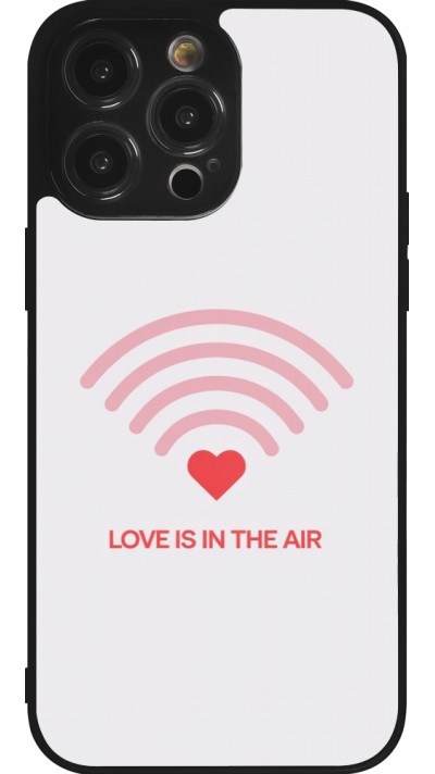Coque iPhone 14 Pro Max - Silicone rigide noir Saint Valentines Day 26 Love is in the air