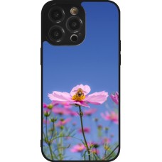 Coque iPhone 14 Pro Max - Silicone rigide noir Bee on a flower Spring 2026