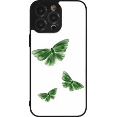 Coque iPhone 14 Pro Max - Silicone rigide noir Butterflies Spring 2026