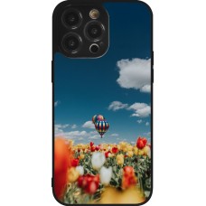Coque iPhone 14 Pro Max - Silicone rigide noir Hot air balloon Spring 2026