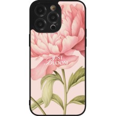 Coque iPhone 14 Pro Max - Silicone rigide noir Just Bloom Spring 2026