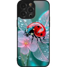 Coque iPhone 14 Pro Max - Silicone rigide noir Ladybird in bloom Spring 2026