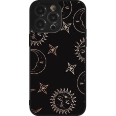Coque iPhone 14 Pro Max - Silicone rigide noir Suns and Moons