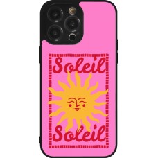 Coque iPhone 14 Pro Max - Silicone rigide noir Sun sun 2026