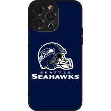 Coque iPhone 14 Pro Max - Silicone rigide noir Super Bowl 26 Seattle 3