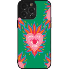 Coque iPhone 14 Pro Max - Silicone rigide noir Viva la vida 2026