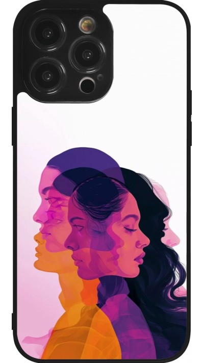 Coque iPhone 14 Pro Max - Silicone rigide noir Womens day 2026 10