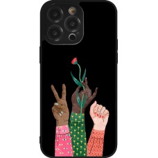 Coque iPhone 14 Pro Max - Silicone rigide noir Womens day 2026 2