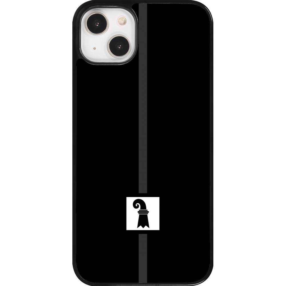 iPhone 14 Plus Case Hülle - Kanton BS schwarz