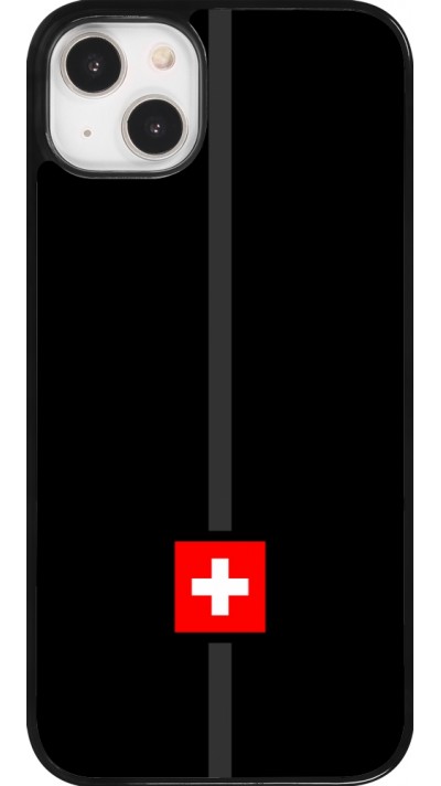 iPhone 14 Plus Case Hülle - Kanton CH schwarz