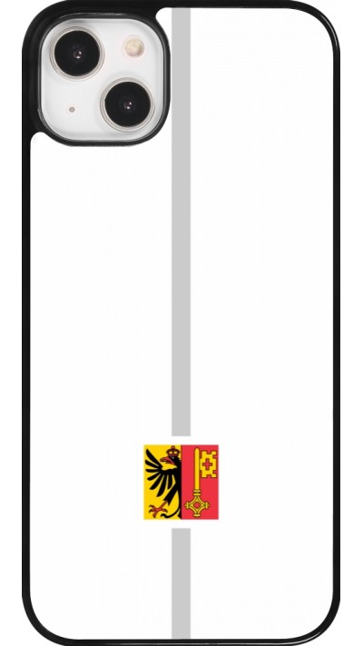 iPhone 14 Plus Case Hülle - Kanton GE weiss